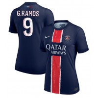 Fotballdrakt Dame Paris Saint-Germain Goncalo Ramos #9 Hjemmedrakt 2024-25 Kortermet